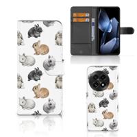 Telefoonhoesje | Met pasjeshouder | voor OnePlus 13 Konijntjes