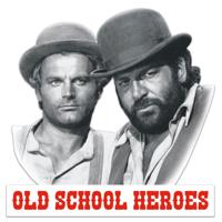 Bud Spencer & Terence Hill 3D Tin Sign Old School Heroes 45 x 45 cm - Damaged packaging