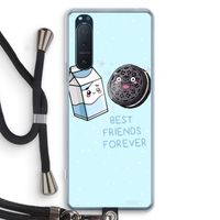 Best Friend Forever: Sony Xperia 5 II Transparant Hoesje met koord