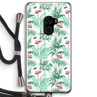 Flamingo bladeren: Xiaomi Mi Mix 2 Transparant Hoesje met koord