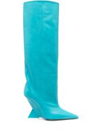 The Attico bottes Cece en cuir 105 mm - Bleu