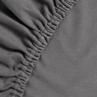Hoeslaken Jersey Anthracite 90x200/210