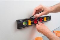 WIHA Elektricienswaterpas 40cm met mm verdeling duimstok en waterpas in een - thumbnail