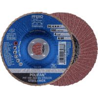 PFERD TOOLS 67606100 PFF 100 A 60 SG STEELOX/16,0 Lamellenschijf Diameter 100 mm Boordiameter 16 mm RVS, Staal 10 stuk(s)
