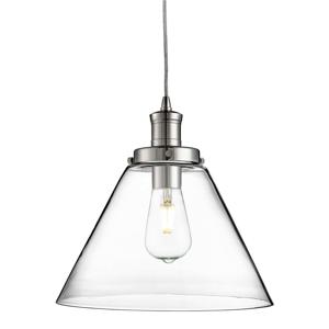 Searchlight Hanglamp Pyramid Ø 29cm grijs 3228CC