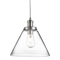 Searchlight Hanglamp Pyramid Ø 29cm grijs 3228CC