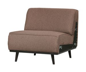 BePureHome Bank 'Statement' 1-zits Element, Bouclé, kleur Nougat