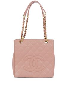 CHANEL Pre-Owned sac cabas à matelassage losanges (2003) - Rose