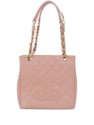 CHANEL Pre-Owned sac cabas à matelassage losanges (2003) - Rose