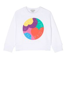 Stella McCartney Kids sweat à col rond - Blanc