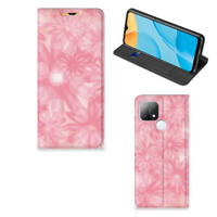 OPPO A15 Smart Cover Spring Flowers - thumbnail