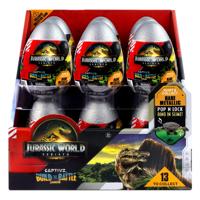 Jurassic World Rebirth Pop N Lock Breach Blind Box Captivz Build n Battle Dinos Display (12) Jurassic World Rebirth Pop N Lock Breach Blind Box Captivz Build n Battle Dinos Display (12)