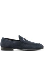 Jimmy Choo mocassins Marti Reverse en daim - Bleu - thumbnail