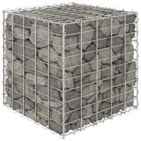 VidaXL Gabion plantenbak verhoogd kubus 50x50x50 cm staaldraad