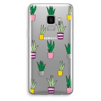 Sanseveria: Samsung Galaxy S9 Transparant Hoesje