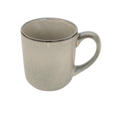 Secret de gourmet Koffiemok - lichtgroen - keramiek - 420 ml - beker