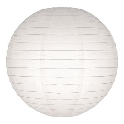 Luxe witte bol lampionnen - dia 25 cm - Bruiloft, verjaardag, party feestartikelen