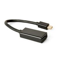 4K Mini DisplayPort adapterkabel, 15 cm, zwart