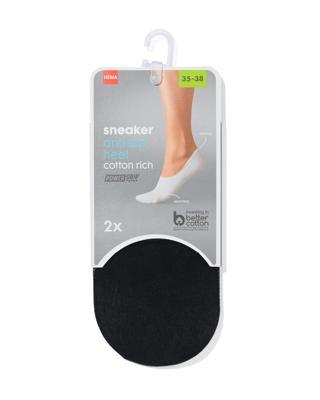 HEMA Sneakersokken - 2 paar zwart (zwart)
