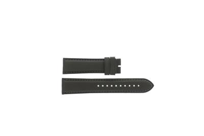 Horlogeband Burberry BU9384 Leder Grijs 22mm