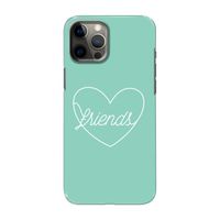 Friends heart pastel: Volledig geprint iPhone 12 Pro Max Hoesje