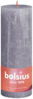 Rustiek Shine stompkaars 190/68 Frosted Lavender - Bolsius