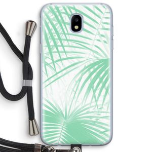Palmbladeren: Samsung Galaxy J5 (2017) Transparant Hoesje met koord