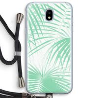 Palmbladeren: Samsung Galaxy J5 (2017) Transparant Hoesje met koord