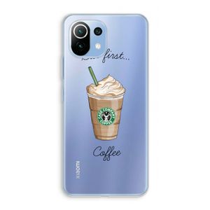 But first coffee: Xiaomi Mi 11 Lite Transparant Hoesje