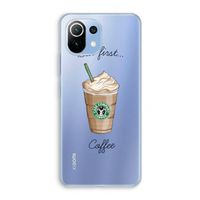 But first coffee: Xiaomi Mi 11 Lite Transparant Hoesje