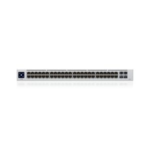 Ubiquiti UniFi USW-48-POE netwerk-switch Managed L2 Gigabit Ethernet (10/100/1000) Power over Ethernet (PoE) 1U Roestvrijstaal