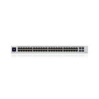 Ubiquiti UniFi USW-48-POE netwerk-switch Managed L2 Gigabit Ethernet (10/100/1000) Power over Ethernet (PoE) 1U Roestvrijstaal - thumbnail