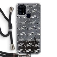 Makis: Samsung Galaxy M31 Transparant Hoesje met koord