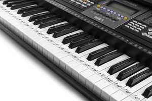 MAX KB-KEY keyboard piano stickers (max. 61 toetsen) voor de