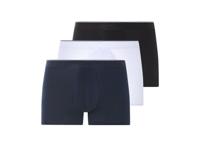 LIVERGY 3 heren boxers (zwart/marineblauw/wit, XXL)