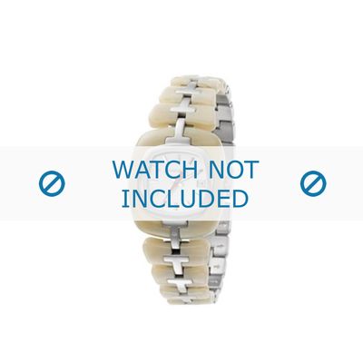 Diesel horlogeband DZ5080 Roestvrij staal (RVS) Beige 20mm