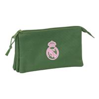 Pennenetui met 3 vakken Real Madrid C.F. Kaki 22 x 12 x 3 cm - thumbnail