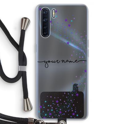 Sterren: Oppo A91 Transparant Hoesje met koord