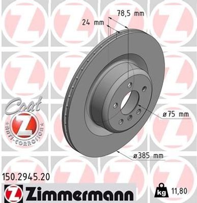 Remschijf Coat Z 150294520