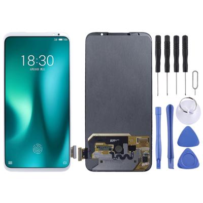 LCD-scherm en digitizer volledige montage voor Meizu 16S Pro (wit)