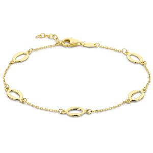 Armband Fantasie geelgoud 5,5 mm 17-19 cm