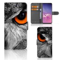 Samsung Galaxy S10 | Telefoonhoesje | Met pasjeshouder | Uil Samsung Galaxy S10 | Telefoonhoesje | Met pasjeshouder | Uil