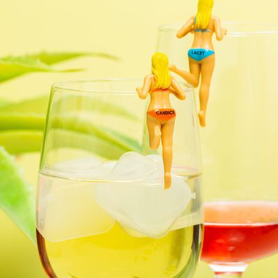 Drinking Buddies glasmarkeerders (set van 6) - Vrouwen