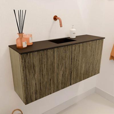 Toiletmeubel Mondiaz Joya | 90 cm | Meubelkleur Dusk | Faye wastafel Urban Midden | Zonder kraangat(en)