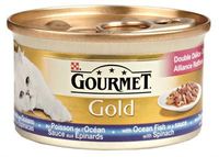 Gourmet gold luxe mix zeevis in saus met spinazie (24X85 GR) - thumbnail