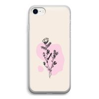 Roses are red: iPhone SE 2020 Transparant Hoesje