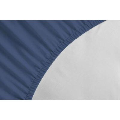 LOVELY HOME Hoeslaken - 160 x 200 + 25 cm - 100% katoen - Blauw