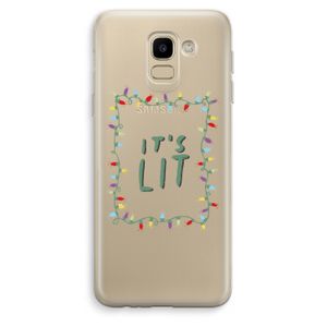 It's Lit: Samsung Galaxy J6 (2018) Transparant Hoesje