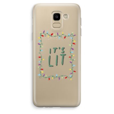 It's Lit: Samsung Galaxy J6 (2018) Transparant Hoesje