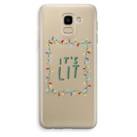 It's Lit: Samsung Galaxy J6 (2018) Transparant Hoesje